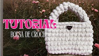 Bolsa de crochê fácil | PASSO A PASSO #crochet #bolsadecroche
