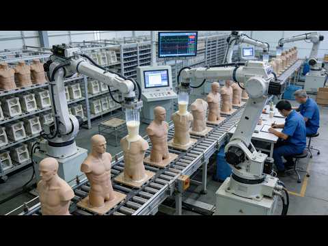 Inside a Factory Making the Most Realistic Male Doll Ever