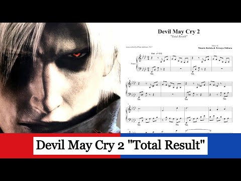 Devil May Cry 2 - Total Result (piano solo with sheets)