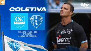 #PapãoTVGingaBet: COLETIVA PÓS JOGO DO TÉCNICO JÚNIOR ROCHA (CAMETÁ 2x0 PAYSANDU)!