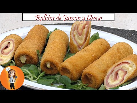 Rollitos de Jamón y Queso con Pan de Molde | Receta de Cocina en Familia