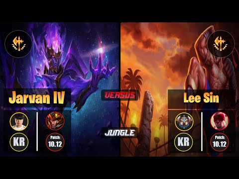 Clid JARVAN IV (Jungle) [Conqueror] VS LEE SIN - Challenger KR Patch 10.12