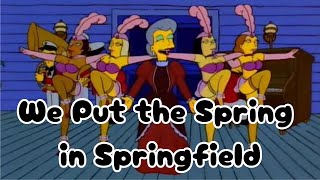 We put the Spring in Springfield -- The Simpsons (Cover)