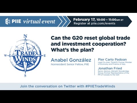 Can the G20 reset global trade and investment cooperation? What’s the plan?