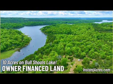 Owner Financed 10 Acres on Bull Shoals Lake! Stunning! ID#MB01 InstantAcres.Com - RARE Property!!