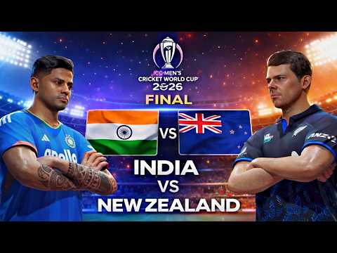 🔴INDIA Vs New Zealand FINAL | T20 World Cup 2026 | Cricket 26 LIVE