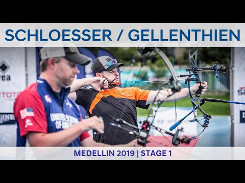 Mike Schloesser v Braden Gellenthien – compound men gold | Medellin 2019 World Cup S1