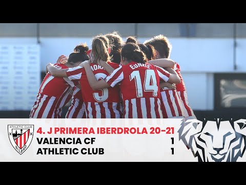 Imagen de portada del video ⚽️ RESUMEN I Valencia CF 1-1 Athletic Club | J4 Primera Iberdrola 2020-21