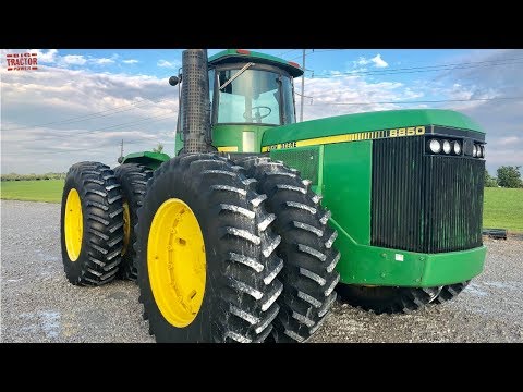 JOHN DEERE 8850 V8 Power Tractor Test Drive