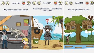 Brain Out 2 - Level 250, 251, 252 Gameplay Solution