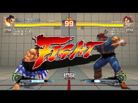 Ultra Street Fighter IV battle: E. Honda vs T. Hawk