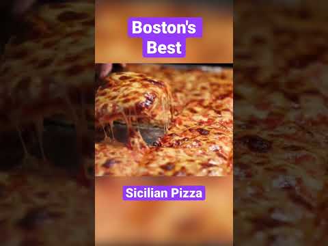 A melhor pizza siciliana de Boston