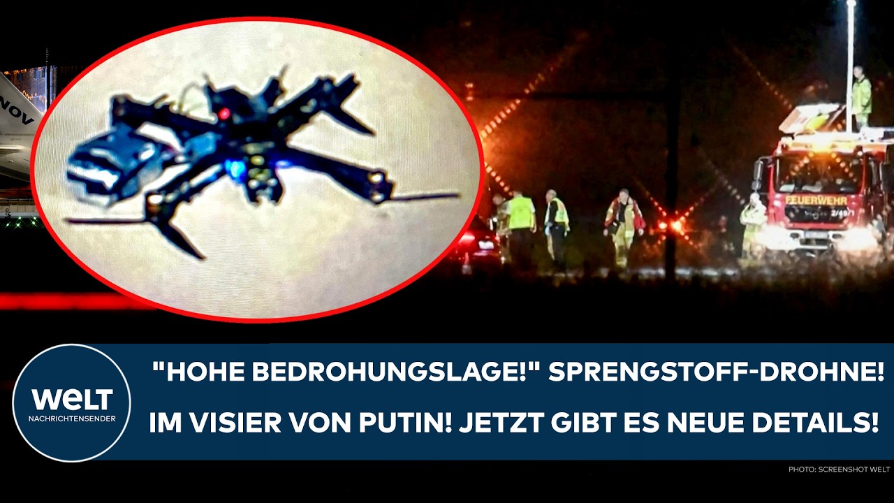 LEIPZIG: "Hohe Bedrohungslage!" Sprengstoff-Drohne! Im Visier von Putin! Jetzt gibt es neue Details!