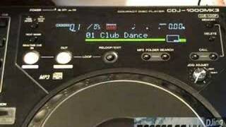 The CDJ1000  Display - DJing for Dummies