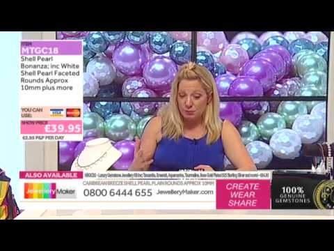 How To Make Gemstone Jewellery - JewelleryMaker LIVE (am) 13/04/2015