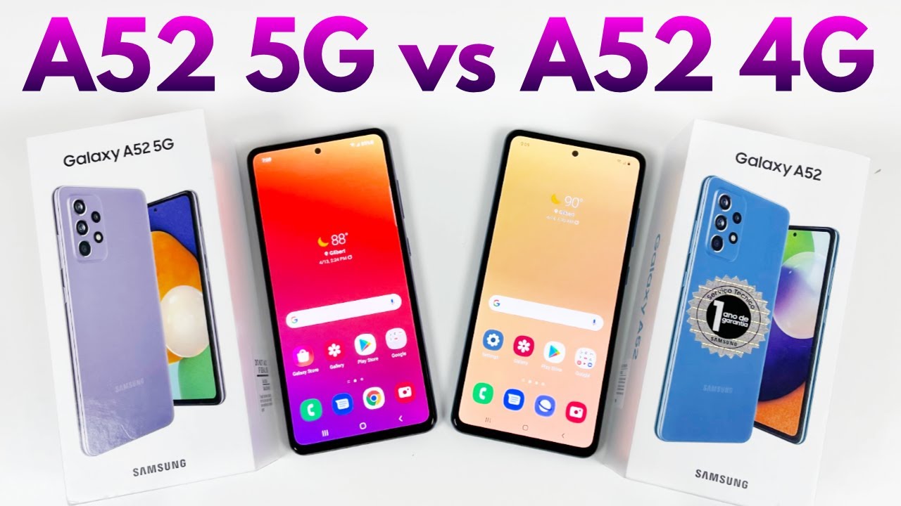 Samsung Galaxy A52 5G vs Samsung Galaxy A52 (4G) - Who Will Win?