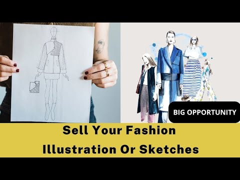 , title : 'How to Sell Illustration or Sketches Online ✅ [ How to sell dress design ]'