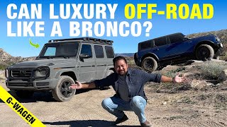 OFF-ROAD COMPARISON TEST: Mercedes-Benz G 550 Pro vs. Ford Bronco | Can the G-Wagen Keep Up?