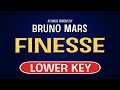 Finesse (Karaoke Lower Key) - Bruno Mars