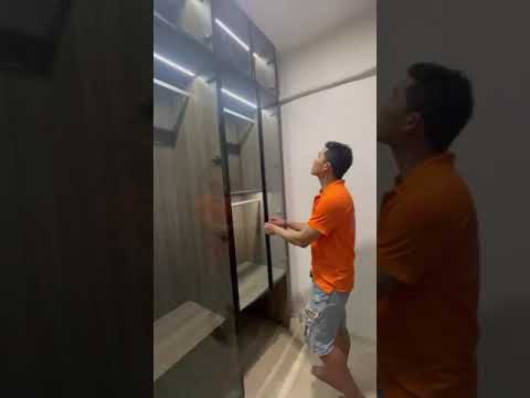 Combo Tủ cánh kính: Tủ áo, tủ giày, tủ túi xách