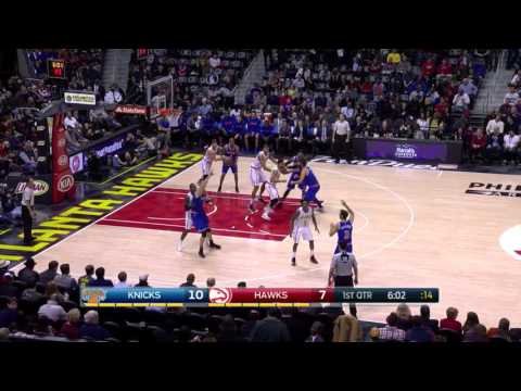 Kristaps Porzingis vs Atlanta Hawks 05.01.2016 (17Pts)