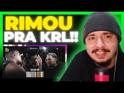 (RIMOU UM ABSURDO 🔥🔥) GRAFITEH (SP) X MT - GRANDE FINAL - BATALHA DO COLISEU | REACT BAUEB