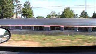 preview picture of video 'The Amtrak Crescent #19 Stopped in Douglasville,Ga 06-16-2012© (16x9)'