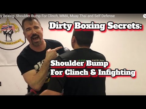 Dirty Boxing: Shoulder Strike For Clinch, MMA, Muay Thai and Self Defense. (Conor McGregor UFC 246)