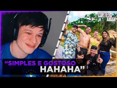 ARUAN REAGE A VLOG DE 1 HORA - ALUGAMOS UMA ILHA PARTICULAR COM MEUS AMIGOS (RENATO GARCIA)