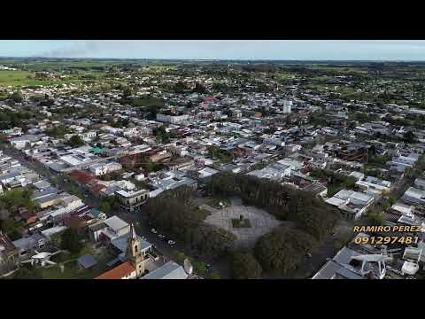 VIDEO DRON MINI 3 RECORRIDA POR LA CIUDAD DE NUEVA HELVECIA EN EL DEPARTAMENTO DE COLONIA. SET 2026.