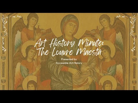 Art History Minute: The Louvre Maestà || Cimabue and the Proto-Renaissance