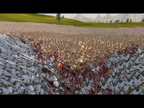 500,000 Heavy Knights vs 2 Million Spartans Ultimate Epic Battle Simulator 2