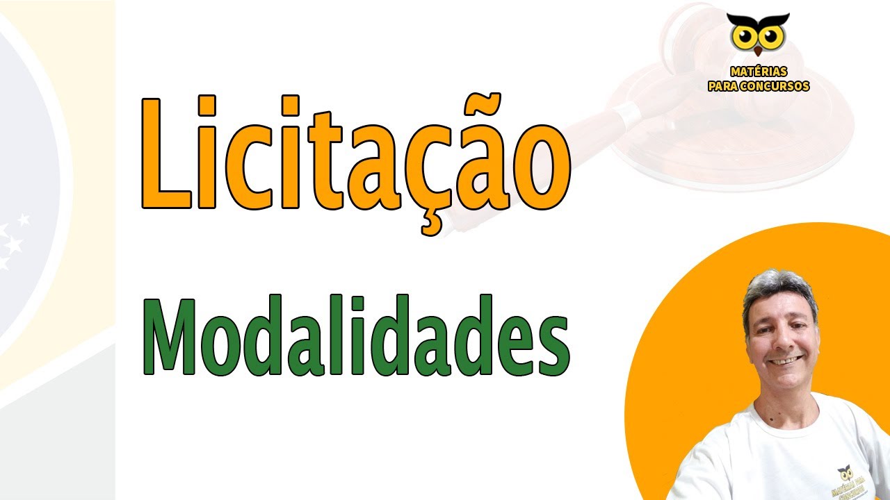 Modalidades de licitação
