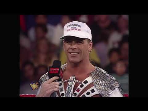 WWF Raw 4/01/1996 - Shawn Michaels Comments on Winning the WWF Championship