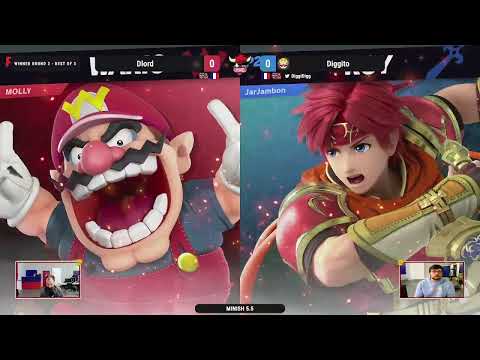 MINISH 5.5 SSBU - Diggito (Wario, Steve) VS Dlord (Roy) - Winner Quarter Final
