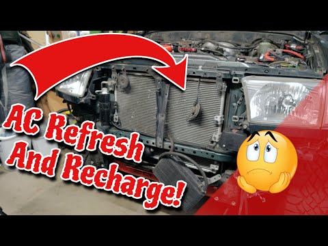 I Broke the Air Conditioning on the 4Runner - AC Refresh and Recharge