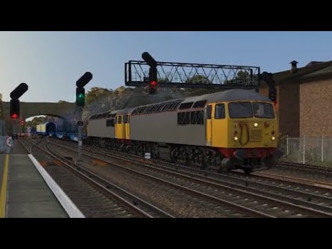 TS2020 ROG (UKRL) Class 56104 and 56098 screaming through Petts Wood and Paddock Wood working 6O66