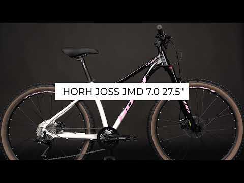 Велосипед HORH JOSS JMD 7.0 27.5" (2024) Black-Grey-Pink