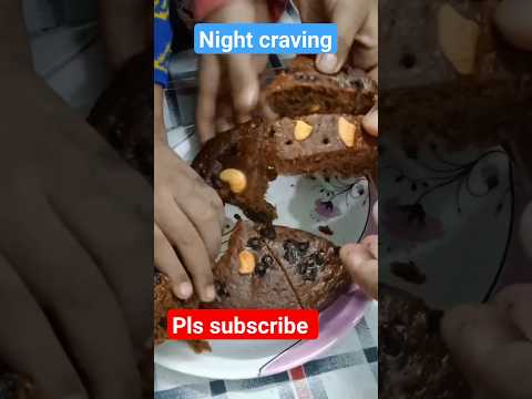 midnight cake cutting # maine banaya plum cake