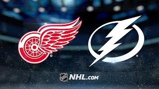 Three-goal 2nd powers Lightning past Red Wings, 5-3