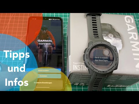 Garmin Instinct Solar mit Android Smartphone verbinden: Garmin Connect Einrichtung