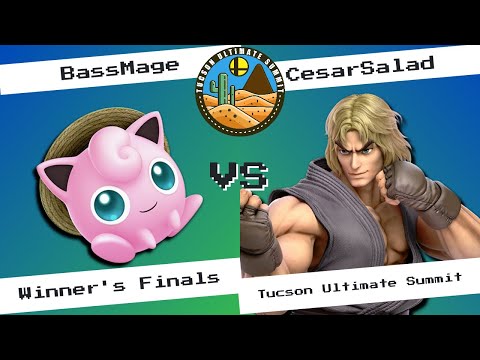 Tucson Ultimate Summit: Winner's Finals - BassMage (Jigglypuff) Vs. CesarSald (Ken) - SSBU