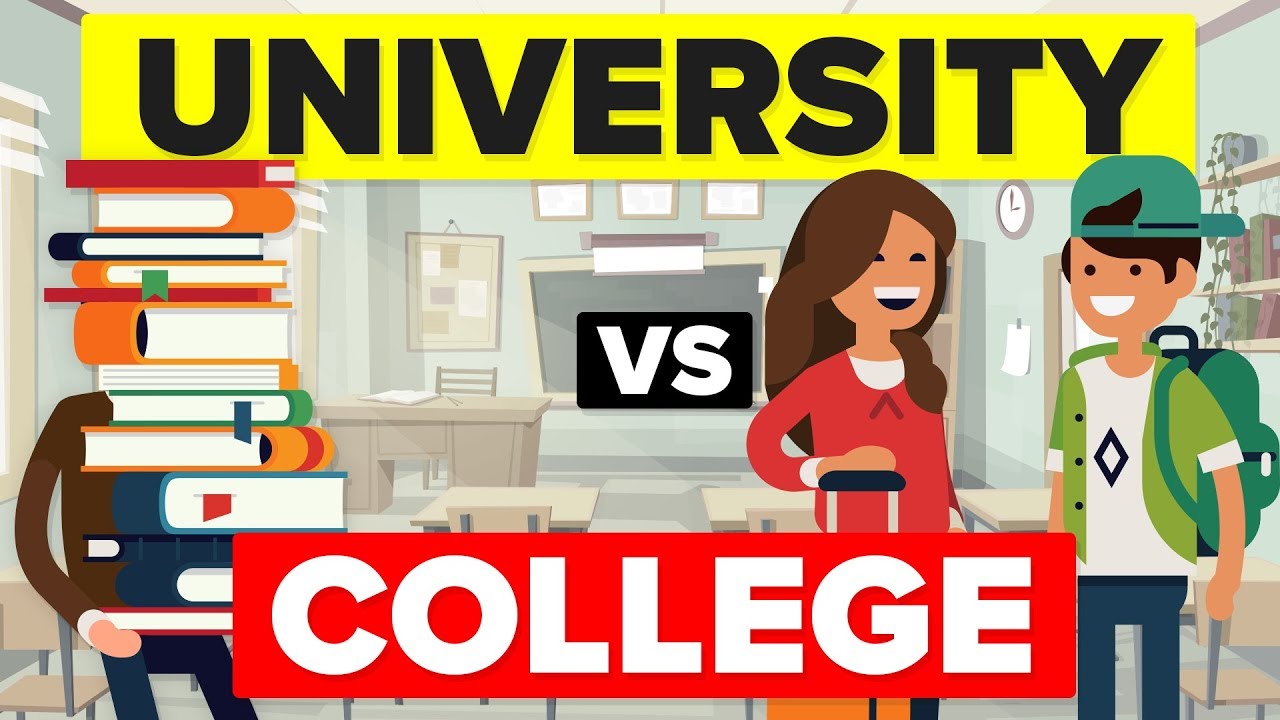 University VS College - What's The Difference? Education Comparison