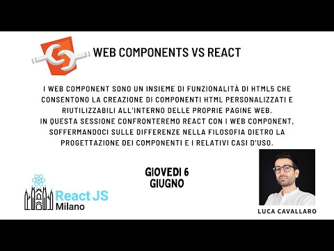 Luca Cavallaro - Web Components VS React