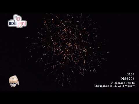 NS6906 - Brocade Tail to Thousands of Ti. Gold Willow