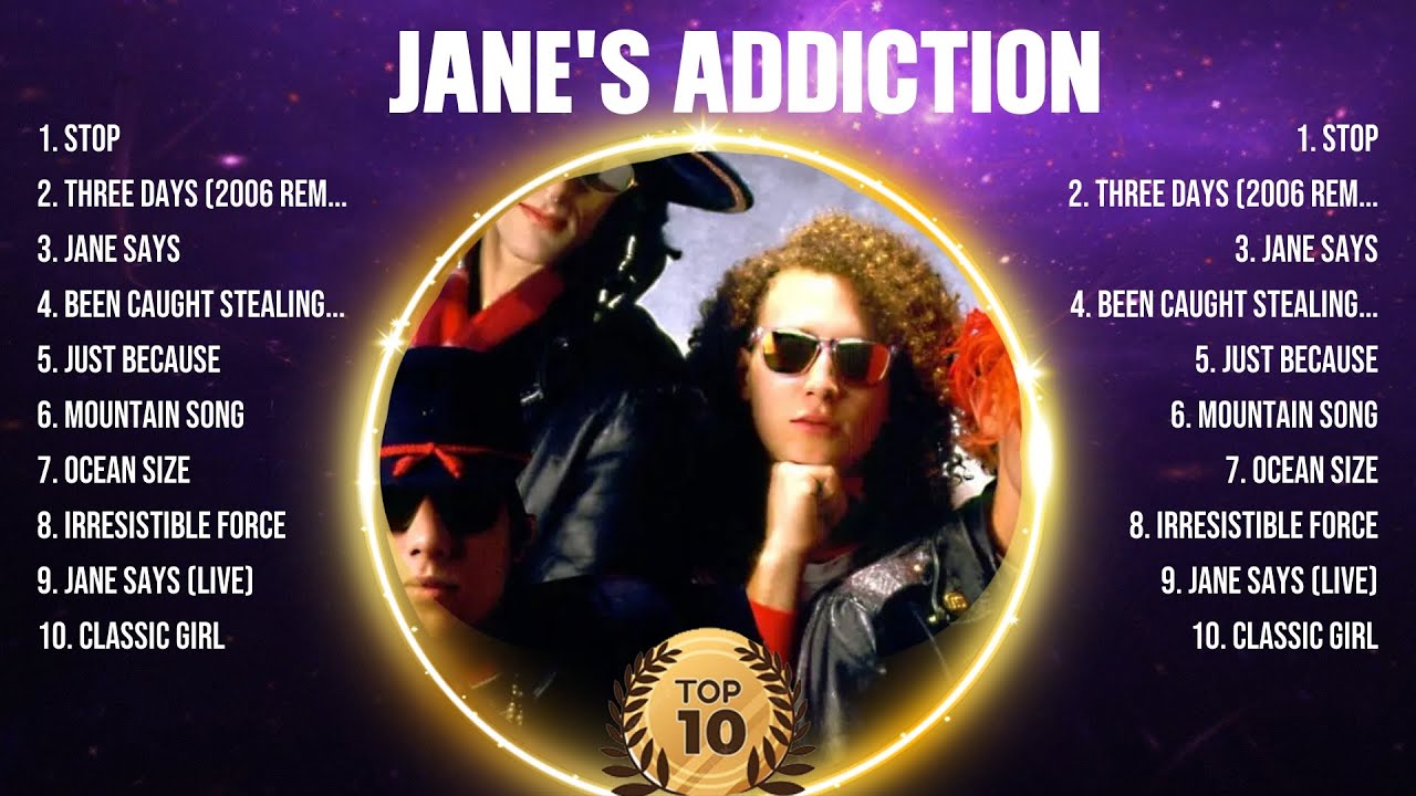 Jane's Addiction Greatest Hits 2024 Collection - Top 10 Hits Playlist Of All Time