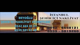 BEYOĞLU NAKLİYAT 0542 665 8121 Şehir İçi Nakliyat/Taşımacılık/Firmaları