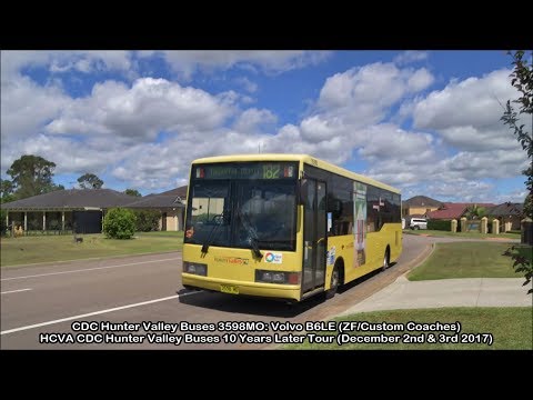 CDC Hunter Valley Buses 3598MO: Volvo B6LE (ZF/Custom Coaches)