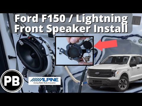 2021 - 2025+ Ford F150 / Lightning Front Speaker Install