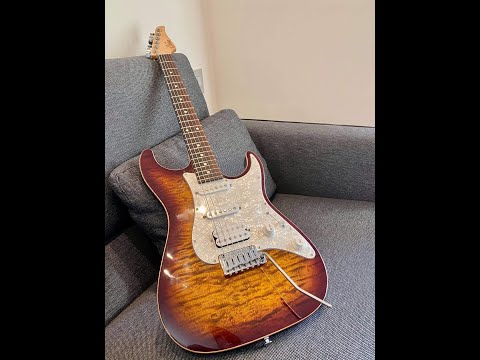 Suhr standard pro hss bengal burst+Marshall Jubilee demo